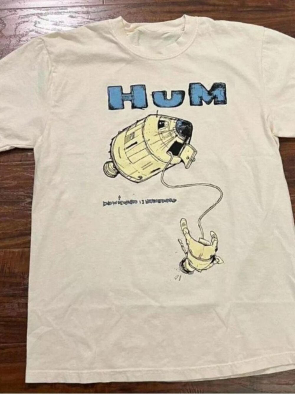 White Hum Band "Downward is Heavenward" album t-shirt